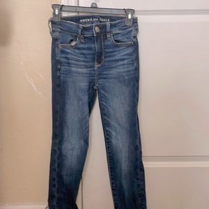 Jeans! One ripped one not! Super cute pair!